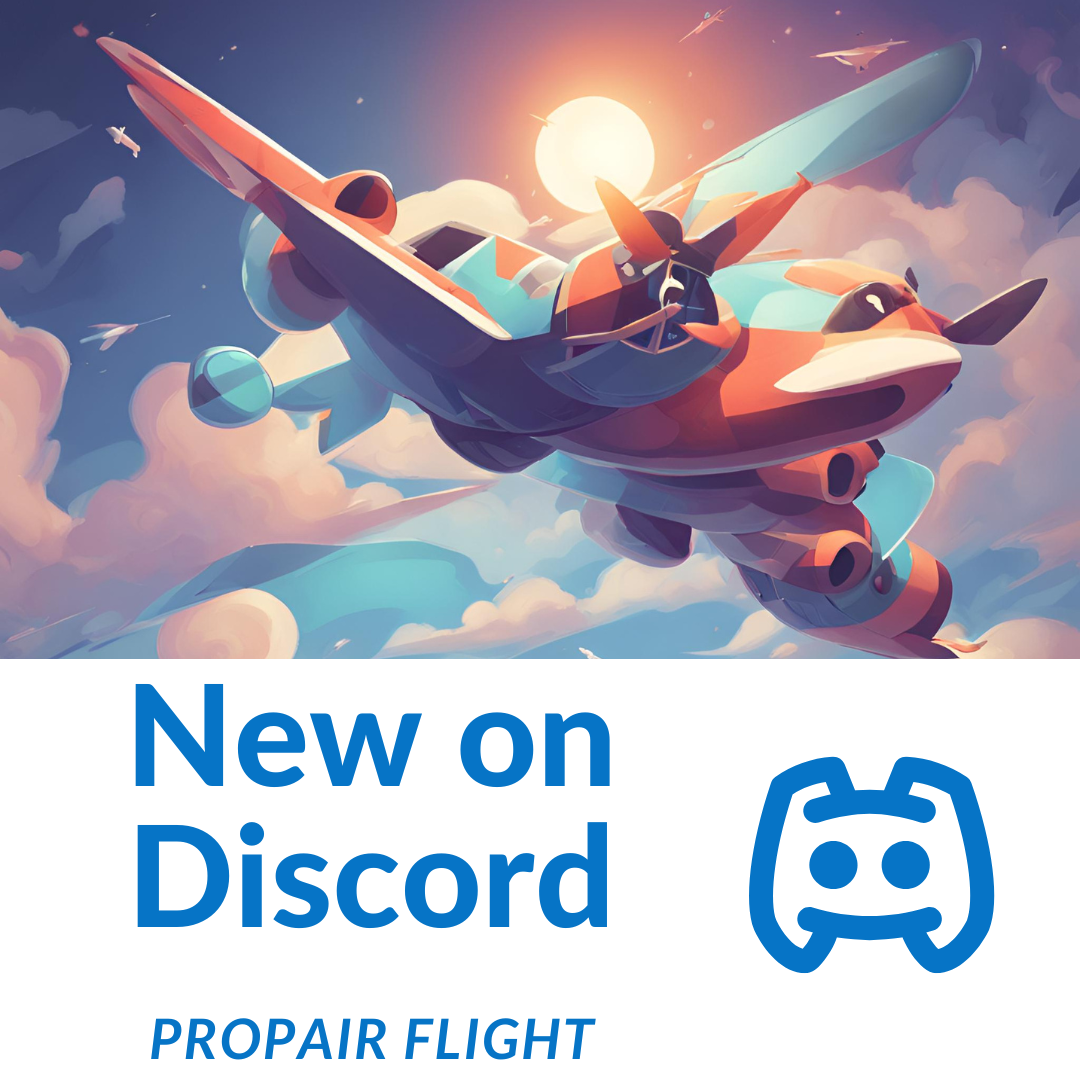 Propair Flight discord server is now live!