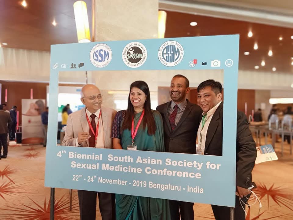 Dr. Ankur Agarwal with medical colleagues