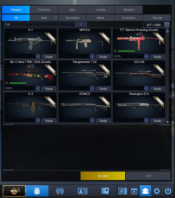 B3 SUPER SULTAN ( GRATIS KE HERO ) SISA 13.000 CASH