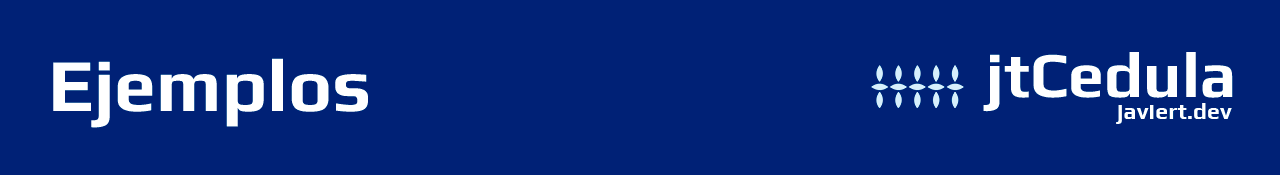 Ejemplos