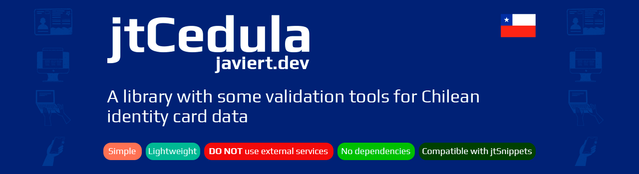 jtSnippets - jtCedula