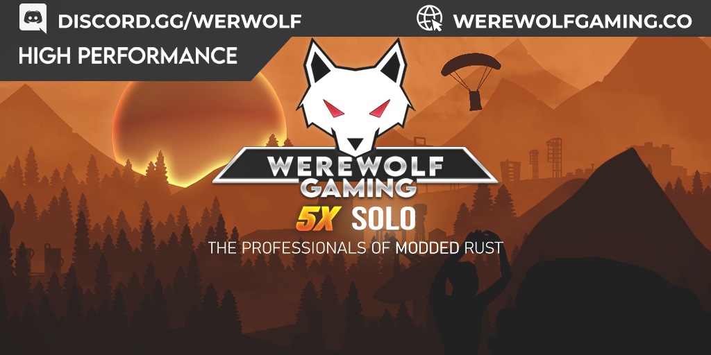 WEREWOLF GAMING.CO 5x SOLO |Loot X5|TP|Homes|Kits|No Teams|