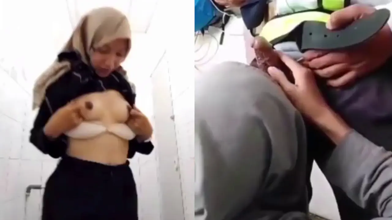 Karyawan Mall Lagi Pamer Memek Malah Ada Pak Satpam...