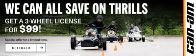 Can-AM Learn to ride for $99